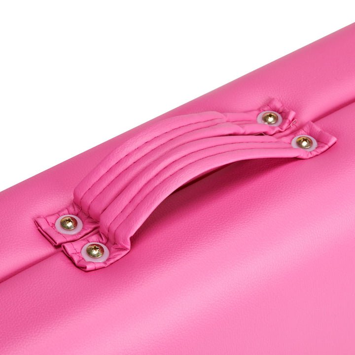 Wooden Folding Tattoo Table Comfort 2 Segments Pink
