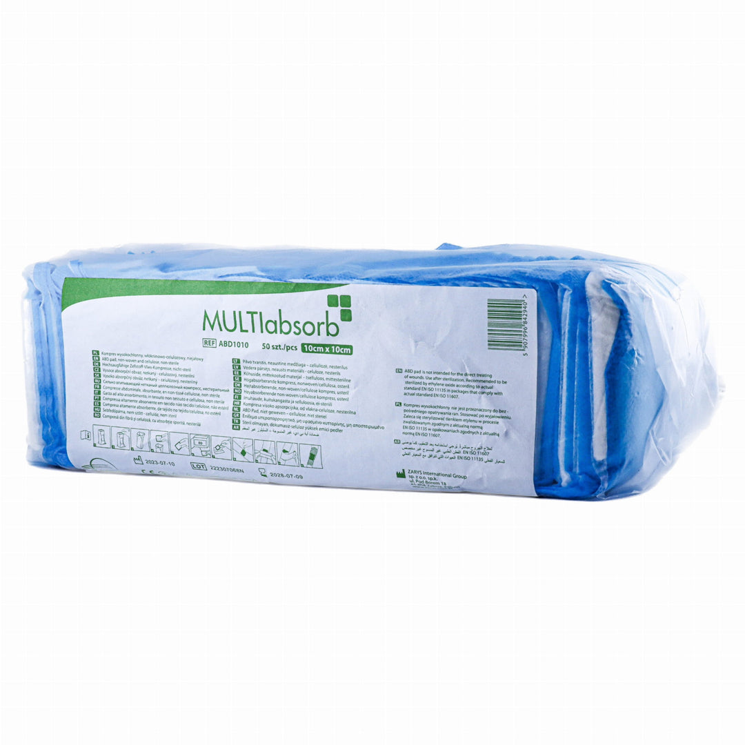 Healing Compresses 20x25cm 50pcs Disposable MULTIabsorb Highly Absorbent