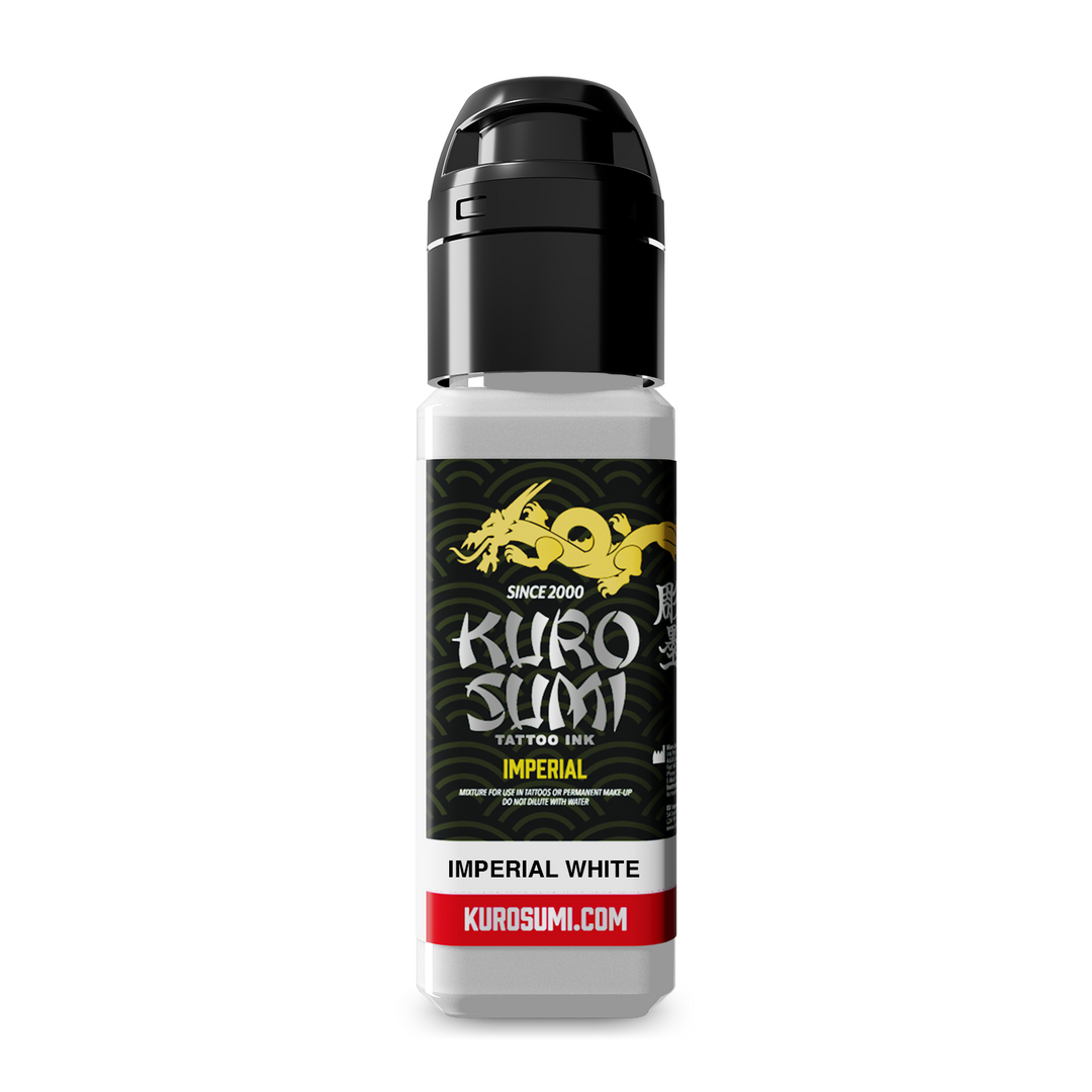 Kuro Sumi Imperial Tattoo Ink Imperial White 22ml - Tätowierfarbe