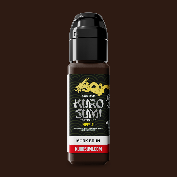Kuro Sumi Imperial Tattoo Ink Mork Brun 22ml - Inchiostro per Tatuaggi