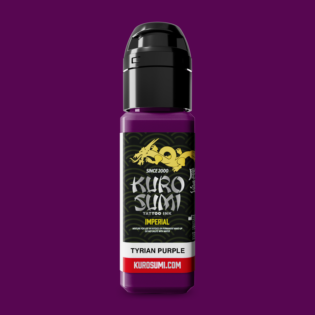 Kuro Sumi Imperial Tattoo Ink Tyrian Purple 22ml - Inchiostro per Tatuaggi
