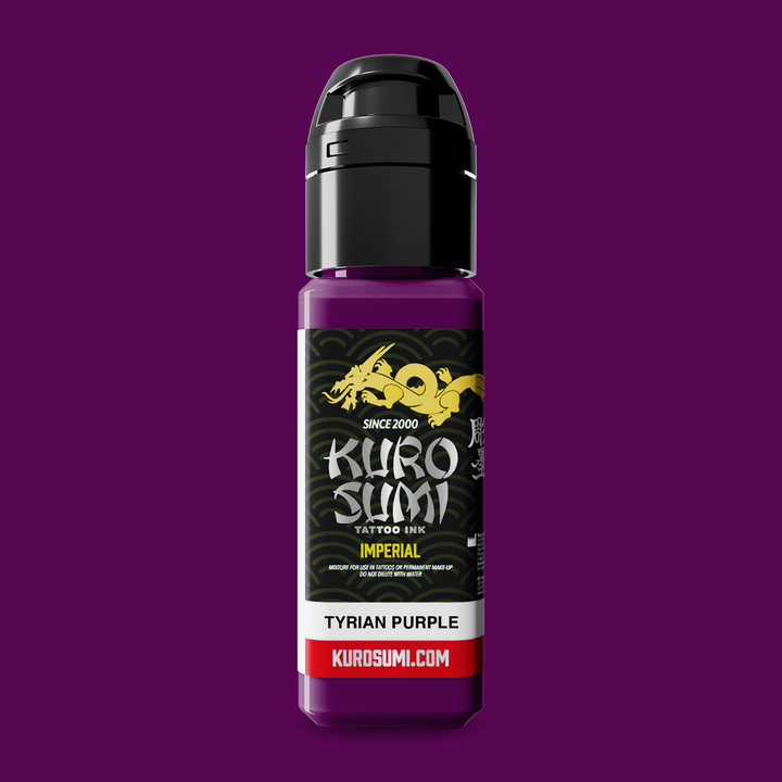 Kuro Sumi Imperial Tattoo Ink Tyrian Purple 22ml - Inchiostro per Tatuaggi