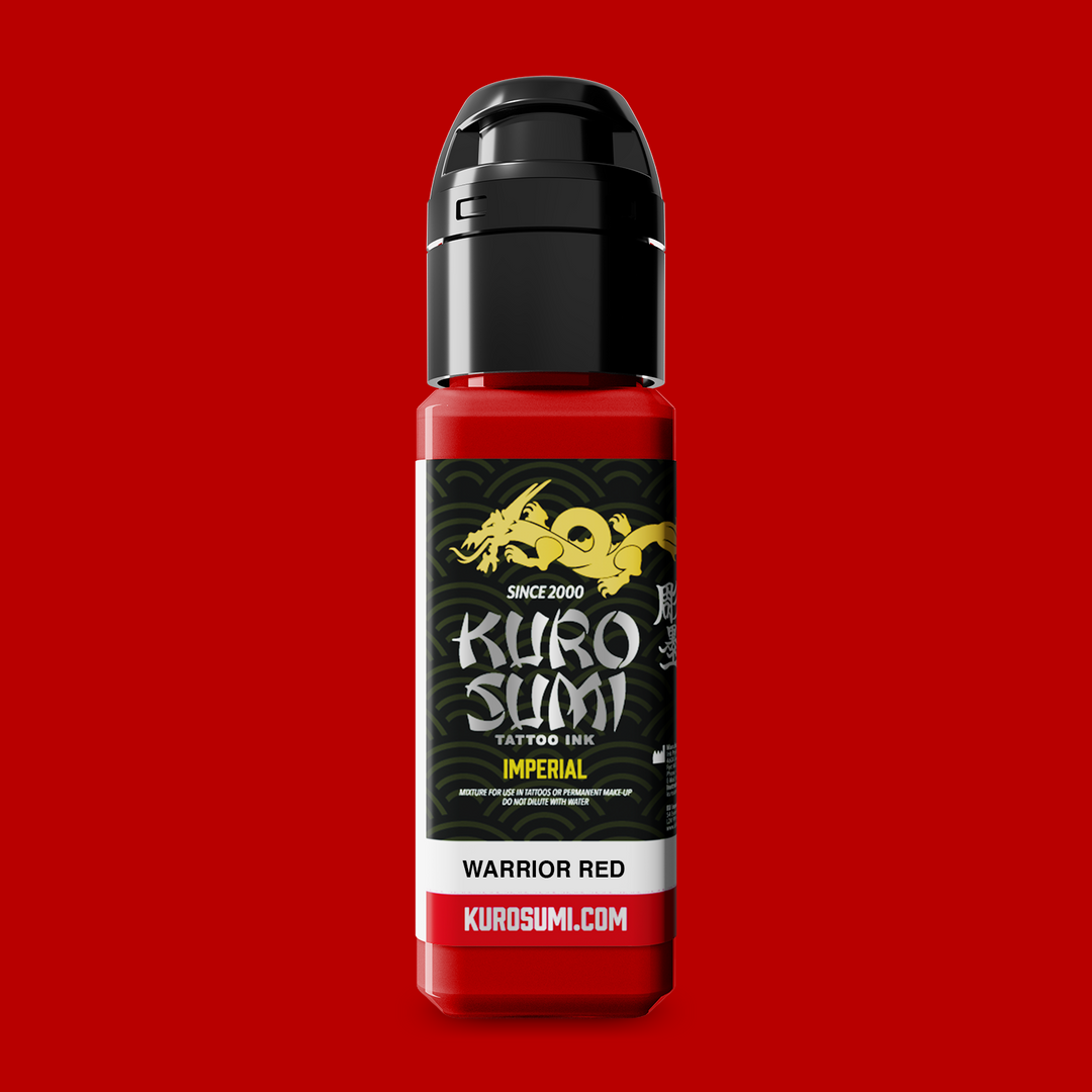 Kuro Sumi Imperial Tattoo Ink Warrior Red 22ml - Tattoo Ink