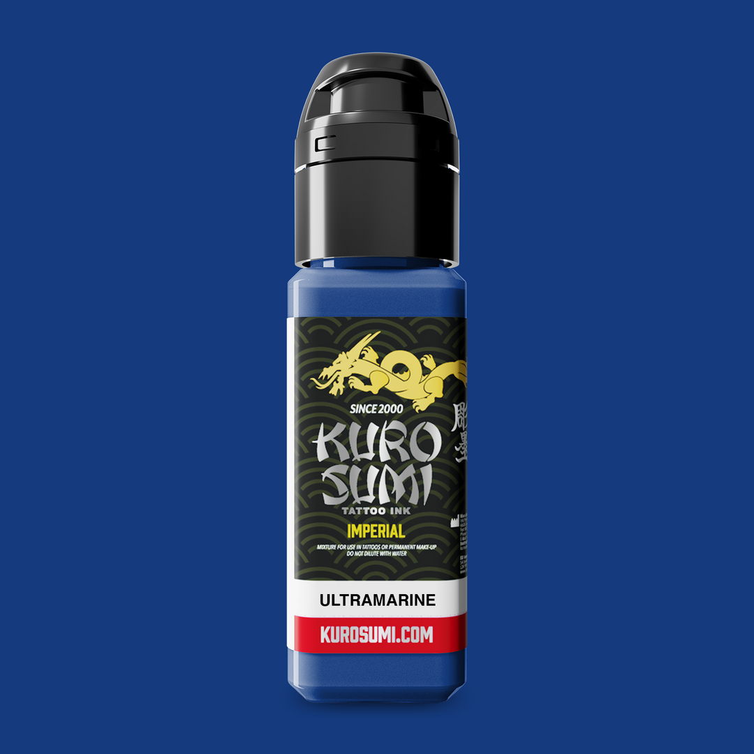 Kuro Sumi Imperial Tattoo Ink Ultramarine 22ml - Tinta para Tatuaje