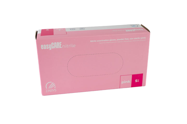 Pink Nitrile Gloves S/M/L - 100pcs