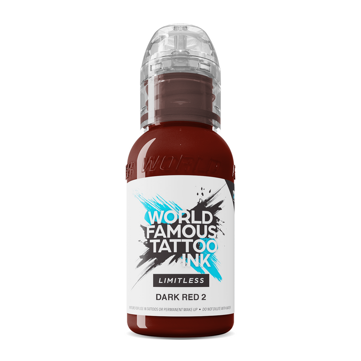 World Famous Limitless Dark Red 2 - Tätowierfarbe 30ml