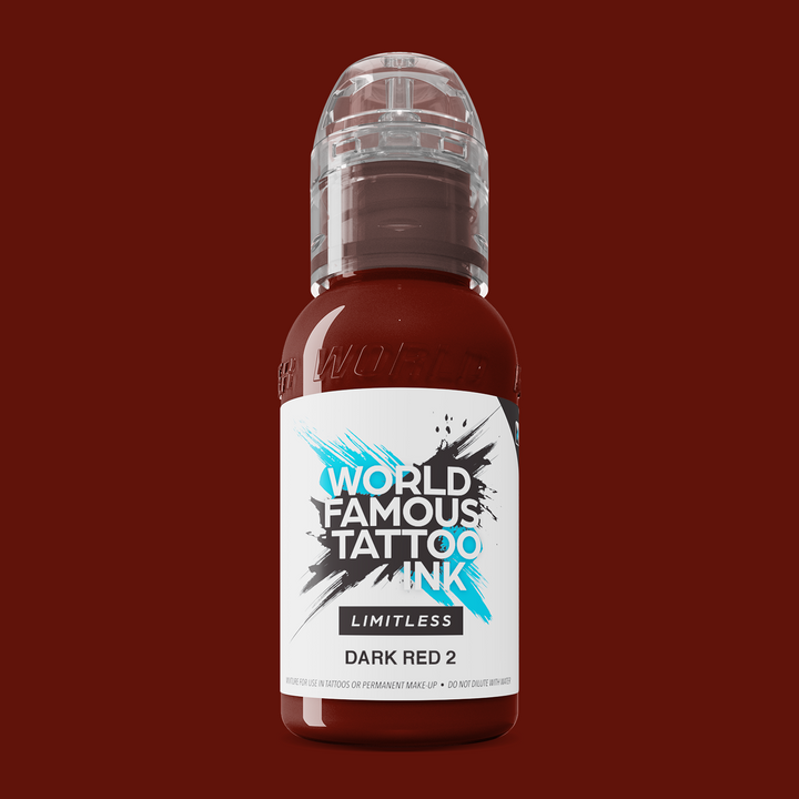 World Famous Limitless Dark Red 2 - Tätowierfarbe 30ml