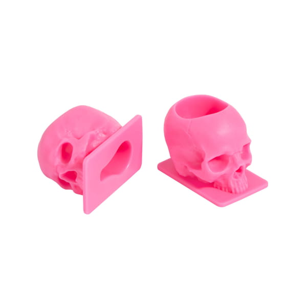 Saferly Skull Farbtöpfchen - 16 mm - 200 Stück Rosa