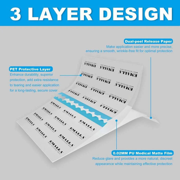 EMALLA Grece 0.01 mm Ultra-thin Dressing on a Roll Protective Film Second Skin 15cmx10m
