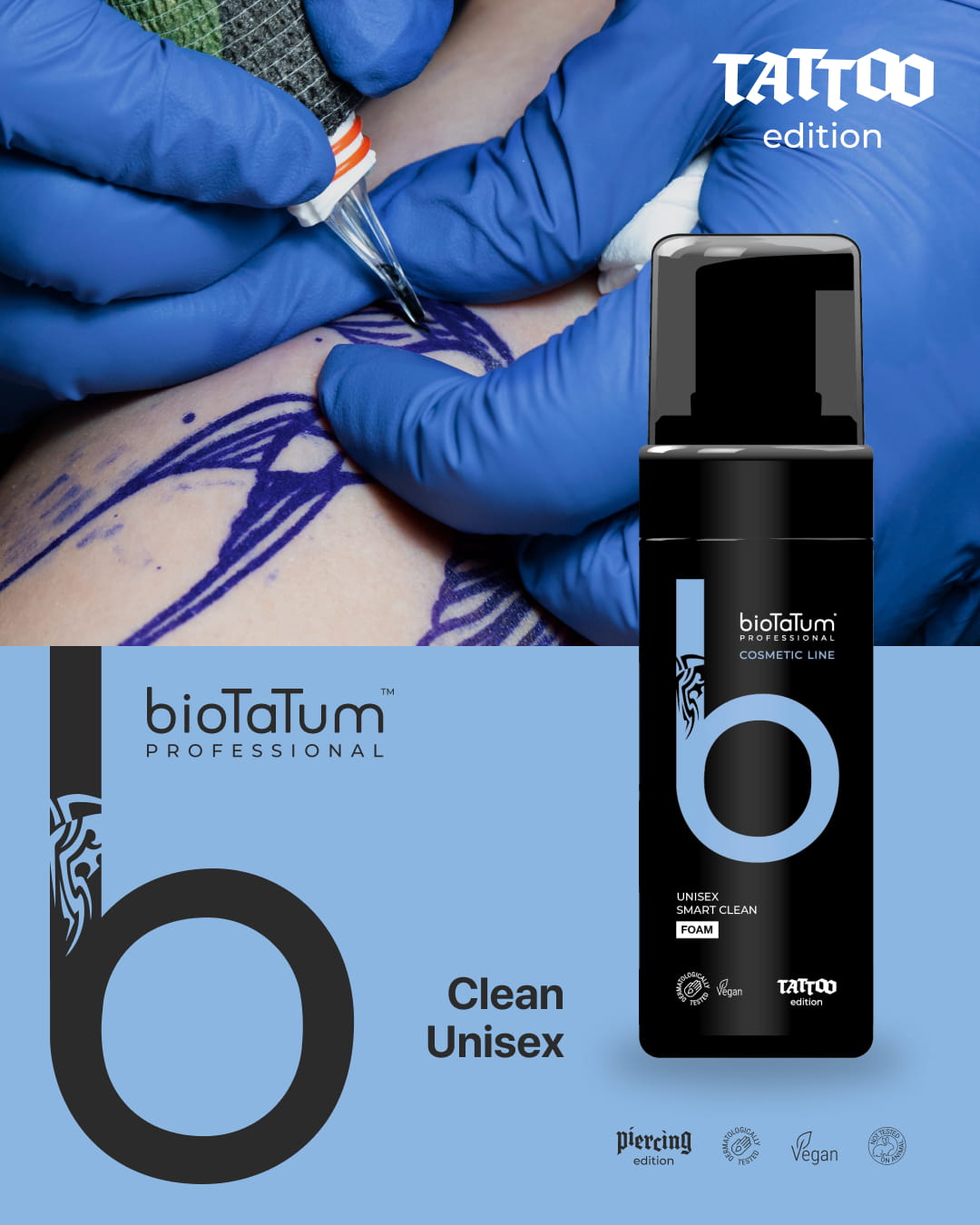 BioTaTum Espuma inteligente unisex Smart Clean Foam 150 ml