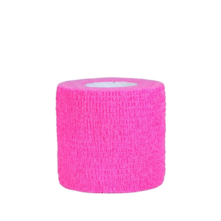 Cohesive Bandage for Grip Self-adhesive 5cm x 4.5m Intense Pink