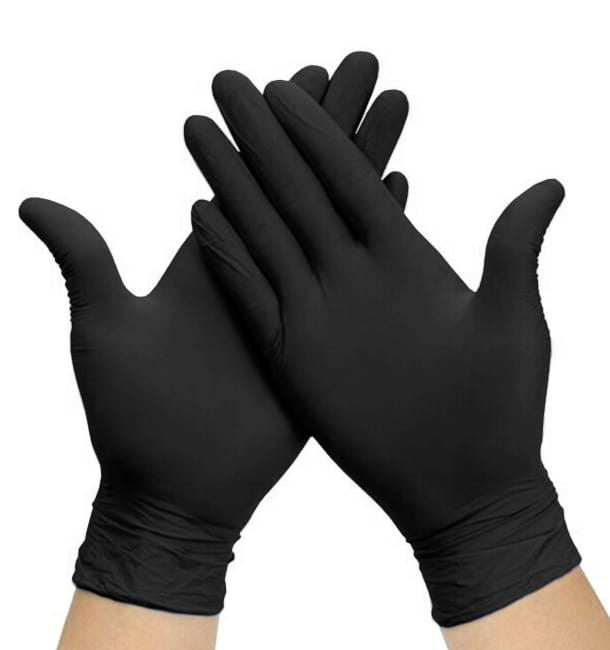 Nitrilhandschuhe Schwarz S/M/L/XL - 100 Stück