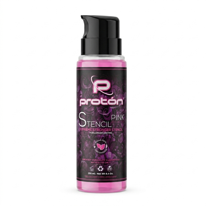 Abziehgel für Schablonen Proton Stencil Pink AIRLESS SYSTEM 250ml
