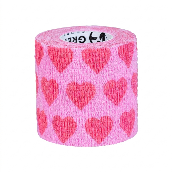 Benda Coesiva Autoadesiva per Manico 5cm x 4,5m Rosa
